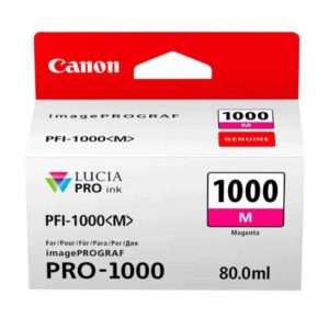 Cartucho Original CANON PFI-1000M Magenta – 0548C001 [PAG-3755] [ML-80]