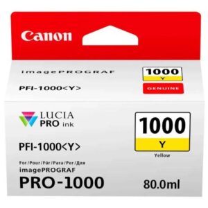 Cartucho Original CANON PFI-1000 Amarillo – 0549C001 [ML-80]