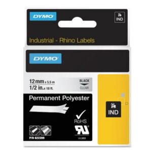 Cinta Original DYMO 622289 12mm x 5.5m Negro/Transparente – 622289