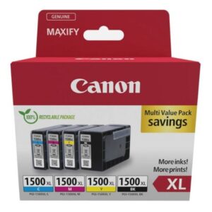 Cartucho Original CANON PGI-1500XL BK+C+M+Y – 9182B010 [PAG-1200] [ML-34]