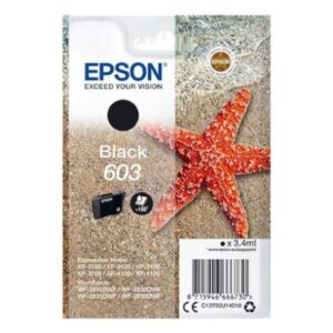 Cartucho Original EPSON 603 Negro – C13T03U14010 [ML-3.4][PAG-150]