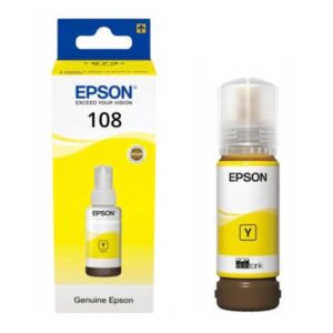 Botella Original EPSON 108 Amarillo – C13T09C44A [PAG-7200] [ML-70]
