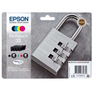 Pack Cartucho Original EPSON 35 BK+C+M+Y – C13T35864010 [ML-16.1]