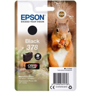 Cartucho Original EPSON 378 Negro – C13T37814010 [PAG-240] [ML-5]