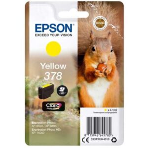 Cartucho Original EPSON 378 Amarillo – C13T37844010 [ML-4.1][PAG-360]
