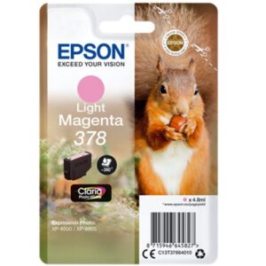 Cartucho Original EPSON 378 Magenta claro – C13T37864010 [ML-4.1][PAG-360]