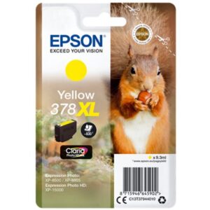 Cartucho Original EPSON 378XL Amarillo – C13T37944010 [ML-10.3][PAG-830]