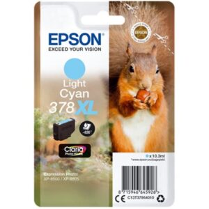 Cartucho Original EPSON 378XL Cyan claro – C13T37954010 [PAG-830]