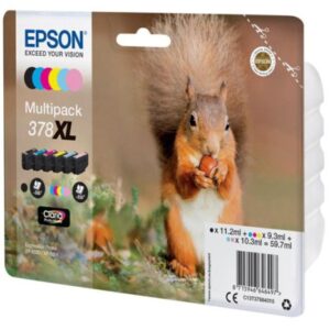 Pack Cartucho Original EPSON 378XL BK+C+M+Y – C13T37984010 [ML-10.3][PAG-830]