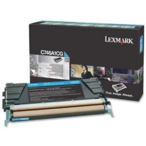Toner Original LEXMARK C746A1 Cian – C746A1CG [PAG-7000]