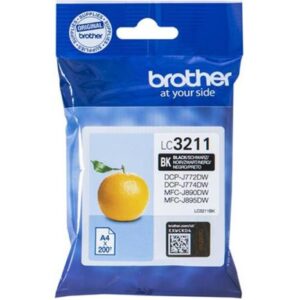 Cartucho Original BROTHER LC3211 Negro – LC3211BK [ML-5.2][PAG-200]