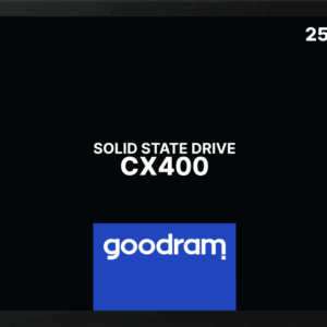 Goodram CX400 gen.2 256 GB 2.5″ Serial ATA III 3D TLC NAND
