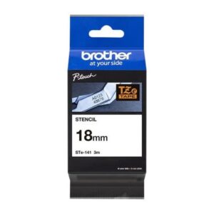 Cinta Original BROTHER STE141 18mm x 3m Negro – STE141