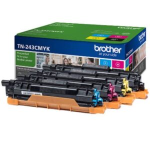 Pack 4 Toner Original BROTHER TN-243 BK+C+M+Y – TN243CMYK [PAG-1000]