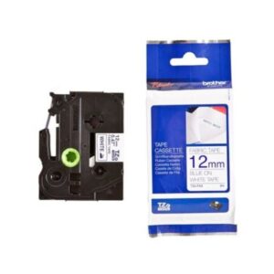 Cinta Original BROTHER TZEFA3 Azul 12 mm – TZE-FA3