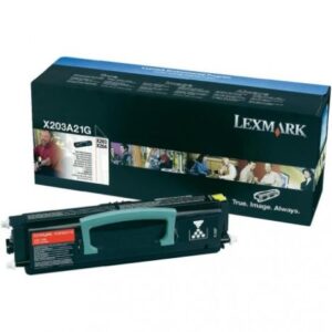 Toner Original LEXMARK X203A21G Negro – X203A21G [PAG-2500]